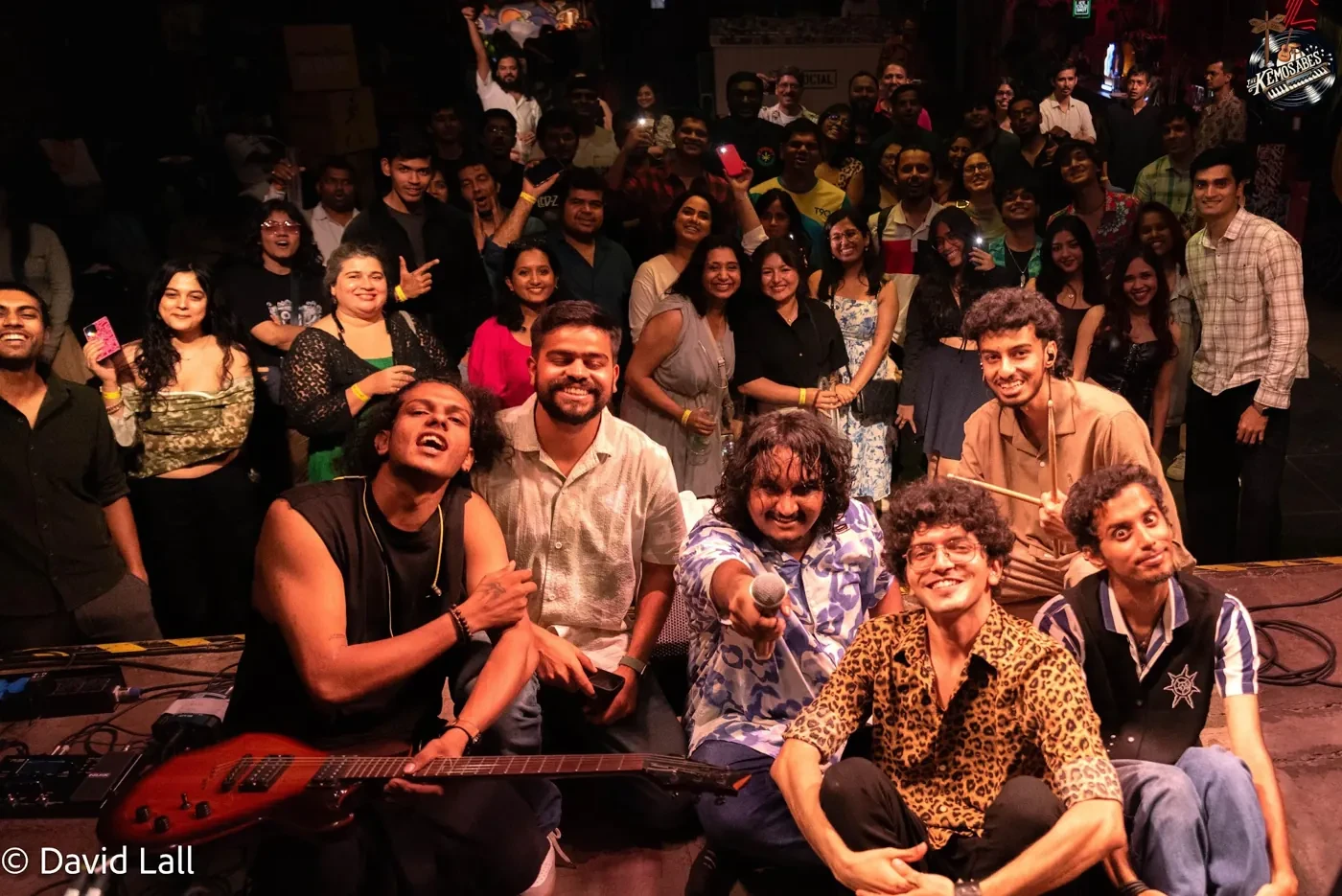 The Kemosabes with the crowd after a show